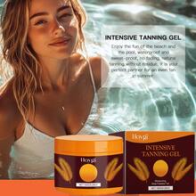 150g,Tanning Gel, Helps To Tan Bronze And Wheat Tones On The Beach In Summer, Creating A Healthy And Beautiful Tan Complexion,Not Irritate The Skin,Moisturizes And Hydrates The Skin - 彩色 - 查看 5