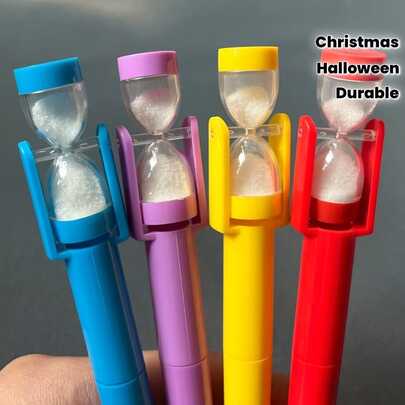 Bộ 3 bút bi hình dáng độc đáo, nhiều màu sắc, cơ chế xoay mở, ngòi cỡ trung bình, chất liệu nhựa bền, thích hợp làm quà tặng cho các cơ sở giáo dục, nơi làm việc và các dịp lễ hội. Màu sắc được chọn ngẫu nhiên.