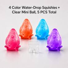 Đồ chơi bóp mềm hình khối xoáy giọt nước, tinh tế, tạo hiệu ứng không khí, làm từ mạch nha và đường, giúp giảm căng thẳng, lo âu, đồ chơi giảm stress. - Nhiều màu - Xem 15