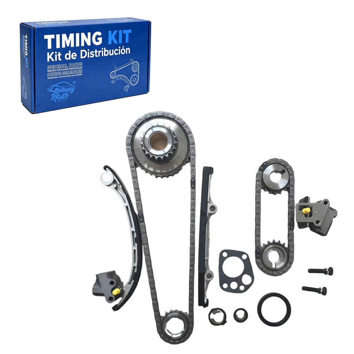 Kit de Cadena de Tiempo Compatible con Frontier 1998-2004, Xterra 2000-2004, Altima 1998-2001 2.4L KA24DE - #9-4180SA - 9-4180SA - Ver 1