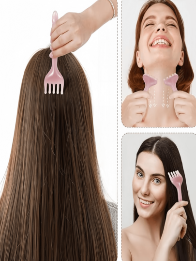 Máy mát xa đầu năm càng cầm tay, dụng cụ mát xa da đầu di động, lược thư giãn tóc, dụng cụ cạo đầu giảm căng thẳng, phụ kiện mát xa thư giãn chăm sóc bản thân hàng ngày, máy kích thích da đầu di động khi đi du lịch, dụng cụ mát xa tay thư giãn cơ thể, dụng cụ thư giãn tại nhà.