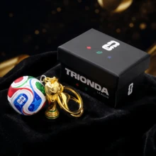 2026 FIFA 世界盃美國/墨西哥/加拿大世界盃套裝，世界盃鑰匙圈系列包含世界盃獎盃迷你鑰匙圈、世界盃足球配件吊飾、背包吊飾鑰匙圈與獨家賽事觀賞裝飾 - 彩色 - 查看 3