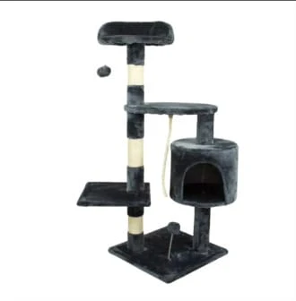 Arbol Rascador para Gatos MedianoRascagatos 3 Alturas 40x40x112