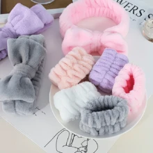 Bộ 3 món băng đô và băng đeo cổ tay đa năng - 1 băng đô + 2 băng đeo cổ tay, kiểu dáng nữ tính, thích hợp để rửa mặt/trang điểm/tập yoga. - Nhiều màu - Xem 4