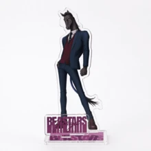 Fun BEASTARS Anime Acrylic Stand Double-Sided Interlayer Printing Double Slot Legoshi Louis Haru Figure Model Desk Decor Gift Toy - Multicolor - View 7