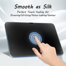 霧面鋼化玻璃螢幕保護貼 適用於 iPad，防眩光，支援 Apple Pencil，防刮 & 防指紋，適用於所有 11th/10th/9th/8th/7th/6th/5th/2025Air/2024Air/2024Pro/2022pro/2024Air/2025Air/2021pro/2020pro/2018pro/Mini6/Mini5/Mini4/Air5/Air4/Air3 型號 (10.2"/11"/10.9"/8.3"/12.9"/9.7"/13")，全螢幕超清保護膜，螢幕保護貼配件，A16 螢幕保護貼，復活節、春季、夏季 - 1pcs磨砂啞光 - 查看 4