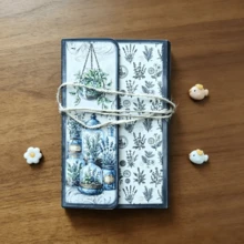 Dark Academia Writer Mini Project Crafts,Dark Academia Mini Folio Writer Booklet Craft Kit, Folio Kit Junk Journal Craft Kit ,Journaling & Art Projects, Scrapbooking Accessories-Includes Video Tutorial - Junk Journal Craft Kit - View 9