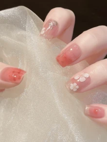 Tiras de gel para uñas semi curadas, 20 piezas de calidad de salón de larga duración, fácil de aplicar y retirar, pegatinas de gel para uñas con luz UV - Multicolor - Ver 5