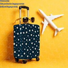 1pc / Minimalist Business Pattern / Flat Print Design / Luggage Protective Cover (Only Luggage Protective Cover, Not Including Luggage) / Suitable For 20 To 28 Inch Luggage / Made Of Thickened Fabric / Essential Accessory For Your Travel And Checked Luggage. - Multicolor - View 40