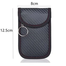 New Car Key Signal Blocking Bag, Car Key Anti-Theft Protective Case, RFID Proof Key Card Holder - A - View 15