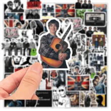 50 piezas de pegatinas con el tema de la banda de rock Oasi.S, adecuadas para fans de música rock, se pueden pegar en portátiles, guitarras, patinetas y decoraciones de fiesta - Multicolor - Ver 3