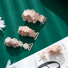 1對/2對/3對/4對蕾絲花卉裝飾內衣肩帶，可調節多功能防滑肩帶，適用於女性內衣與內衣配件 - 彩色 - 查看 11