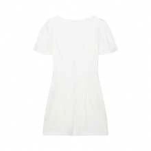 DEEKA Spring/Summer New Arrival Women's Fashion Pleated Pocket Mini Dress, European And American Style Elegant - White 1 - View 6
