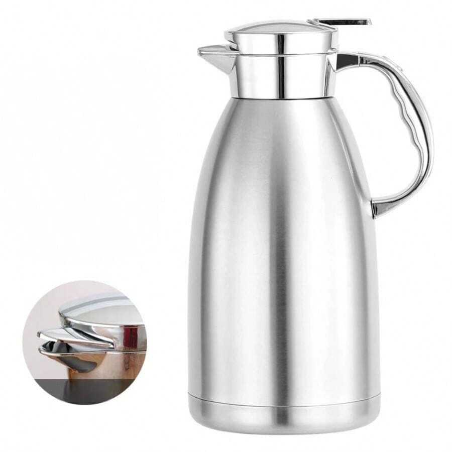 Bình giữ nhiệt bằng thép không gỉ 304, bình trà cách nhiệt thương mại, bình nước cách nhiệt, dùng cho nhà hàng, khách sạn, bình trà/nước lạnh di động dung tích lớn, chịu nhiệt. - Nhiều màu - Xem 1