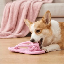 3件套狗狗绳索玩具套装，耐用耐咬玩具，适合中小型犬，清洁牙齿，互动式拔河玩具 - 互動磨牙套裝 - 查看 2