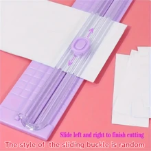 1pc A3 Paper Cutter, Portable Photo Trimmer, Mini Paper Shredder, Corner Rounder, Paper Cutting Tool - As Shown In the Figure - View 8