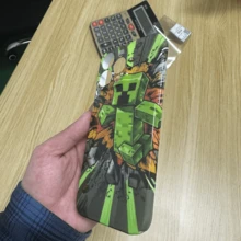 Minecraft 1pc Creeper Pixel Style Phone Case, Green Block 3D Texture, Soft Anti-Drop Protective Cover, Gamer Exclusive Accessory, Creative Personalized Decor Case Restoring Classic MC Elements - Multicolor - View 8