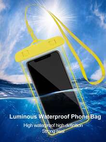 通用IPX6防水手机套 - 兼容 17/16/15/14/13/12/11 Pro Max、Galaxy S22/S23及其他7.0英寸及以下手机，触控灵敏，适合海滩、邮轮、雨天等场合，附带挂绳 - 彩色 - 查看 20