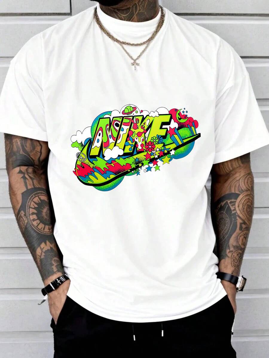 T-shirts pour hommes - Blanc - Voir 1
