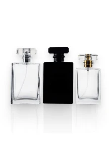 1 chai nước hoa có thể tái sử dụng 30ml, chai xịt thủy tinh mờ màu đen trong suốt, chai đựng mỹ phẩm rỗng hình vuông tối giản. - Chai pha chế - Xem 3