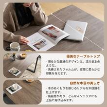 【set品】ダイニングテーブル 食卓 4人用 2人用 幅140cm おしゃれ 組み立て非常に簡単 ソリッド ハイエンド ヴィンテージ風 モダン 客用 書斎用 シンプル 波の形  椅子2Ｐ - 1 - チェックする 10