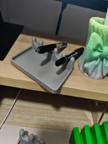 1件式可攜式畫筆架附滴水盤，防止桌面污漬，易攜帶省空間，適用水彩、壓克力、油畫筆，畫筆收納架，美術工作室用品 - 一般 - 查看 8