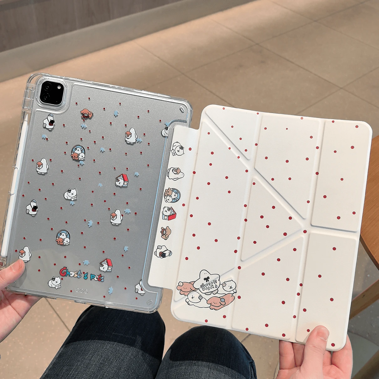Phù hợp với máy tính bảng iPad Air 11, ốp bảo vệ có khóa từ tính, vỏ bảo vệ phẳng dạng gập chữ Y bằng acrylic trong suốt cao cấp, màu tím khói, giá đỡ đa năng có khe cắm bút tích hợp, mặt lưng acrylic trong suốt chống trầy xước và chống cong vênh, hút từ tính, tự động tắt/mở màn hình/tiết kiệm năng lượng thông minh. - Trong sáng - Xem 1