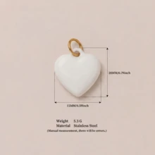 1pc Summer Dopamine Color Pendant Accessory, Cute Cartoon Style, Enamel Resin Craft, 18K Gold PVD Plating, 316 Stainless Steel Material. Waterproof And Fade-Resistant, Suitable For Women And Couples, Bracelet Pendant Accessory, Jewelry Pendant, Necklace Pendant Accessory, Summer Jewelry Design, Phone Lanyard Pendant Accessory, Keychain Pendant Accessory. - Multicolor - View 13