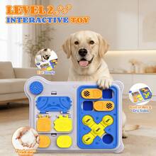 Interactive Slow Feeder Dog Toy, Relieves Boredom, Stimulates Dog's Brain And Intelligence Through Fun Activities, Slows Down Eating Speed, Suitable For Small And Large Dogs, Scientifically Protects Digestive System, No Battery Or Charging Required, Durable And Worry-Free. - Grey - View 5