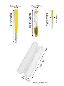 3pcs/6pcs Sewing Seam Ripper And Mending Tool Set, Portable DIY Handcraft And Needlework Tool Kit, Includes Large Seam Ripper, Small Half-Color Seam Ripper, Safety Scissors With Cover, Durable Thread Cutter, Suitable For Beginners Sewing, Cross-Stitch, Clothing Repair, Fabric Crafts And Home DIY Projects - Thread Puller Kit - View 7