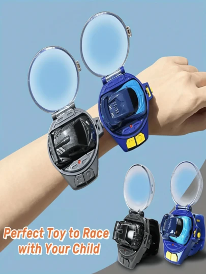 Kids Fun Puzzle Mini Remote Control Car, Wireless Indoor/Outdoor Multi-Player Interactive RC Racing Car, Cool Sports Car Design Educational Interactive Toy, Develops Hand-Eye Coordination, Suitable For Indoor & Outdoor Play For Boys & Girls 3+, Creative Gift & Birthday Present (Remote Control Requires 1 AAA Battery, Not Included)