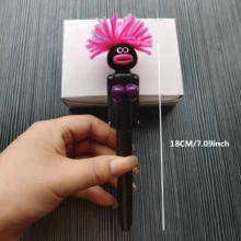 1 chiếc bút bi hình võ sĩ quyền anh tóc nổ ngộ nghĩnh, bút thư giãn sáng tạo, bút tròn chất lượng cao dành cho học sinh. - Nhiều màu - Xem 11