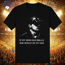 Humorous Quote Statement T-Shirt | Gender-Neutral Oversized Funny Fan Shirt Black - Black - View 9