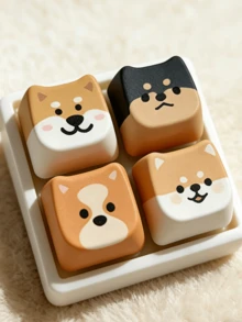 1个狗狗按键帽，按压式钥匙扣挂件，吉娃娃可爱狗狗3D打印按键帽底座减压按钮，小型机械键盘可拆卸按键帽，背包装饰风格，韩版时尚背包挂件装饰配件，包包挂饰，汽车钥匙扣，钥匙链挂件，包包挂件钥匙扣，钥匙扣配件，女士钥匙扣钥匙圈，送给女性的礼物，送给母亲的礼物，生日礼物，送给朋友的礼物，节日礼物，活动纪念品，派对礼物 - 彩色 - 查看 6