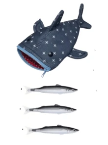 1pc Shark Shaped Pencil Case, Large Capacity Pencil Bag, Coin Purse, Zipper Design, Can Hold Pencils, Markers, Highlighters, Cute Animal Stationery, Office Supplies, Gift For Women,Back To School - Multicolor - View 17
