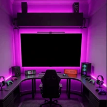 3-100ft LED Strip Lights With 44-Key Remote And App Control, Music Sync RGB Color Changing Lights, Dimmable USB LED Lights For Wall Decor, Gaming Room, Bedside - Multi-color light - View 10