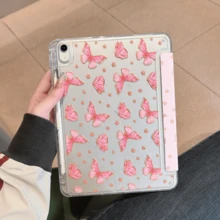 Ốp bảo vệ iPad 2 có khe cắm bút và mặt lưng acrylic trong suốt, ốp bảo vệ máy tính bảng iPad SE 11 inch 2023, ốp gập ba, chức năng ngủ/thức thông minh, tương thích với iPad thế hệ thứ 8/9/10 10.2 inch, A16, thế hệ thứ 11, Matepad 11.5S"/Matepad SE 11". - Trong sáng - Xem 4