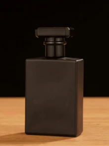 1 chai nước hoa có thể tái sử dụng 30ml, chai xịt thủy tinh mờ màu đen trong suốt, chai đựng mỹ phẩm rỗng hình vuông tối giản. - Chai pha chế - Xem 5