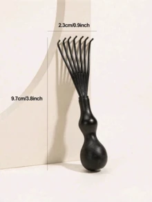 1pc Comb Cleaner, Brush Cleaner, Slouchy Person Essential, Suitable For Long Hair Ladies, Buffered Comb Control, Comb Cleaning Claw, Curling Comb Cleaning Hook, Air Cushion Comb Descaling Brush - Multicolor - View 7