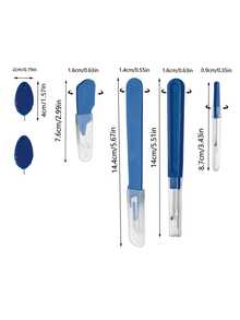 6pcs Seam Ripper Set, Includes 4 Different Size Seam Rippers + 2 Thumb Threaders, Multi-Size Suitable For Various Handicraft Scenarios Like Sewing, Crocheting, Cross-Stitch And Traditional Clothing Alteration - Thread Puller Kit - View 6