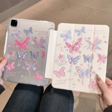 Ốp lưng acrylic, phù hợp cho máy tính bảng iPad thế hệ 11, ốp A16, chức năng tự động tắt/mở màn hình thông minh, ốp bảo vệ máy tính bảng gấp ba, bảo vệ toàn diện chống rơi và chống sốc, trong suốt cao cấp. - Trong sáng - Xem 5