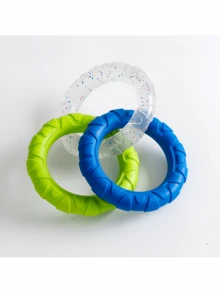 Đồ chơi gặm cho chó cưng 3 vòng, chất lượng cao, bền bỉ, giúp làm sạch răng, chống cắn, thích hợp cho chó tự chơi. - Nhiều màu - Xem 8