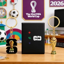 派對鑰匙圈禮盒組 3件入，2026 FIFA 世界盃美國加拿大墨西哥主題鑰匙圈禮盒組，世界盃足球鑰匙圈多色款，世界盃周邊吊飾，背包吊飾鑰匙圈 - 查看 2