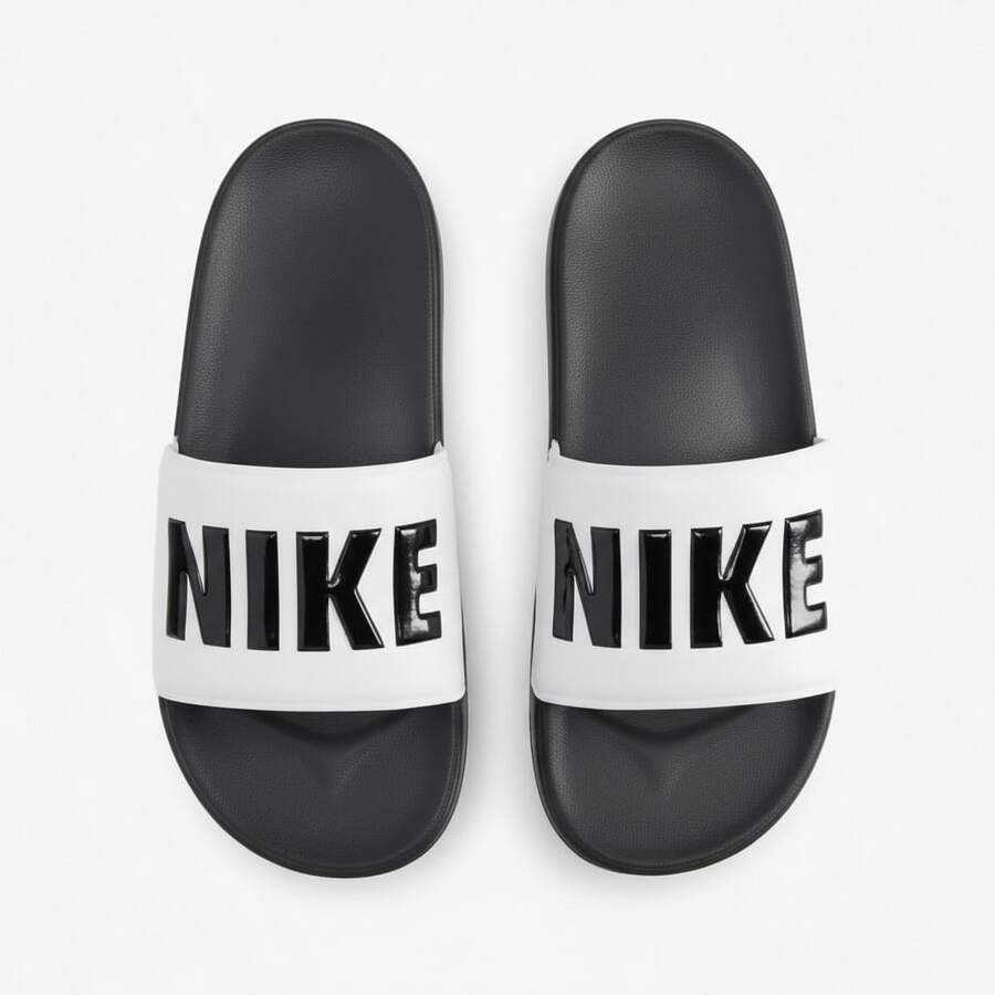 Nike Benassi JDI Slides Men's Black 343880-090 | Pool & Beach Ready, Recovery Comfort - 白黑色 - 查看 1