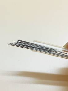 [18/20/40 Pcs] Stainless Steel Sewing Needles, Easy Threading, Rust-Resistant, Comes With Sealed Bottle For Convenient Storage, Suitable For The Visually Impaired, Elderly, And Embroidery Enthusiasts - Sewing Needle - View 2