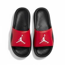Nike Jordan Franchise Slides Black/White Jordans For Men HF3263-001 | Pool & Beach Ready, Recovery Comfort - 紅色 - 查看 1