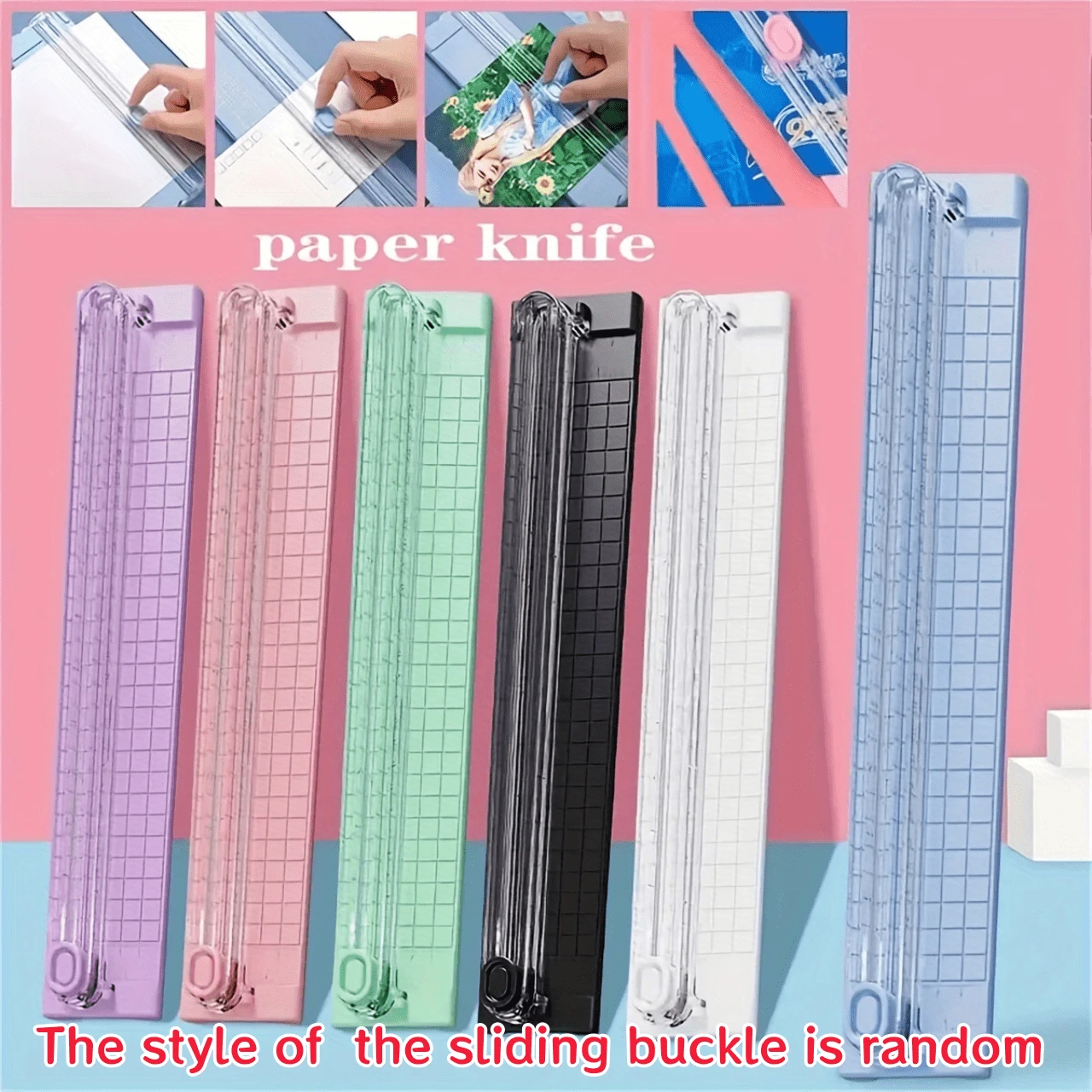 1pc A3 Paper Cutter, Portable Photo Trimmer, Mini Paper Shredder, Corner Rounder, Paper Cutting Tool