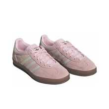 Adidas Originals GAZELLE INDOOR Women's Low-Top Sneakers In Pink - Split Leather, Top Grain Cowhide, Comfortable And Versatile Thin Sole - Pink - View 3