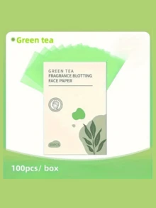 100pcs Facial Blotting Papers, 100 Sheets Linen Pulp Textured Fragrant Oil Absorbing Papers, Portable Makeup Tools - Multicolor - View 6