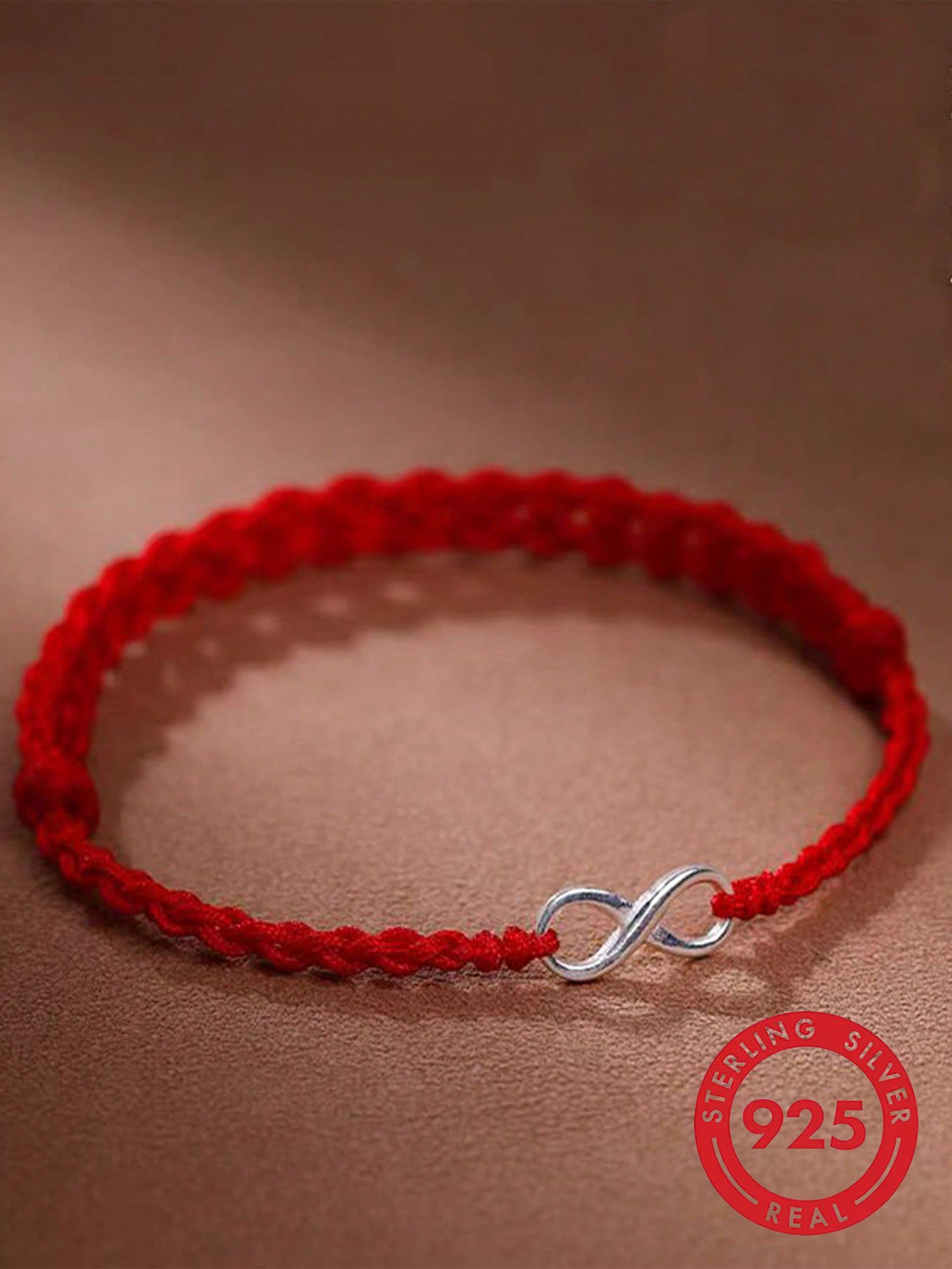 1 chiếc Vòng tay may mắn màu đỏ chất lượng cao, Biểu tượng vô cực Mobius bằng bạc Sterling S925, Kích thước có thể điều chỉnh, Đơn giản & Thanh lịch, Món quà tuyệt vời nhất cho Gia đình, Người yêu, Bạn bè, Ngày của Mẹ/Cha, Có hộp quà tặng cao cấp